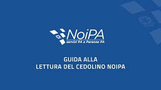 Video tutorial per la lettura del cedolino NoiPA [upl. by Merth]