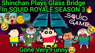 Shinchan Plays SQUID ROYALE SEASON 3 With His Friends🔥 Gone Very Funny🤣 SQUID GAME [upl. by Delcine213]