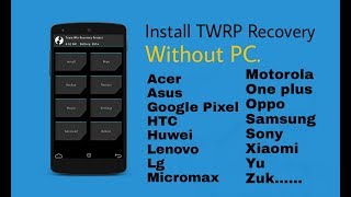 how to install TWRP recovery on any phone  custom Android recovery for Chinese phones  TWRP [upl. by Claribel853]