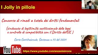 Concorso di rimedi a tutela dei diritti fondamentali [upl. by Hospers]