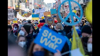 Friedensdemo in Köln an Rosenmontag 2022 [upl. by Henden]