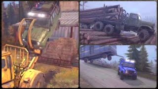 Spintires MUDRUNNER PS4 Fails and Funny Moments [upl. by Leamhsi133]