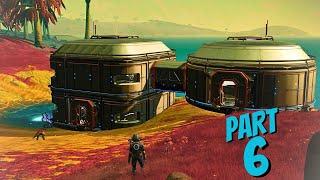 No Mans Sky Playthrough Part 6 Building A Base With A View [upl. by Perloff]