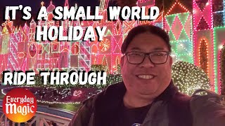 Its A Small World Holiday Disneyland 2024 [upl. by Amaleta550]