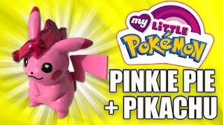 PIKACHU EVOLVES INTO PINKIE PIE  Custom Pokemon  My Little Pony Mashup Crossover Pinkie Chu [upl. by Aihcela]