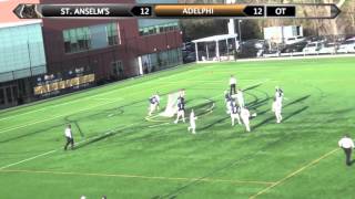 Adelphi University Mens Lacrosse vs Saint Anselm 4616 [upl. by Karl]