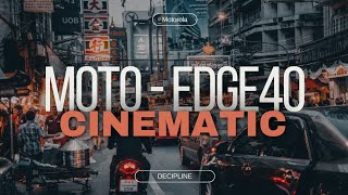 Motorola Edge 40 Cinematic Shots  By Moon Hazarika [upl. by Dielu]