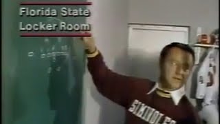 Pregame Locker Room Footage of Bobby Bowden and his Quarterbacks 1980 Orange Bowl [upl. by Weirick]