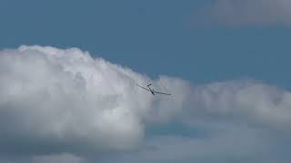 Bob Carlton in Super Salto Jet Sailplane at EAA AirVenture 2022 [upl. by Nauqe]