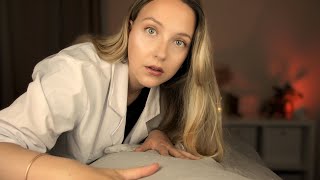 ASMR Chiropractor Tucks You In Crispy Sheets Body Adjustments Massage Face Touching Roleplay [upl. by Mima673]