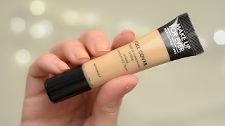 Full Cover Concealer Extreme Camouflage Cream Make Up Forever  Review amp Demo [upl. by Aneerol]