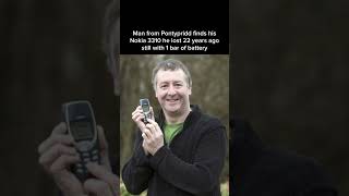 Man from Pontypridd finds his Nokia 3310 he lost 22 years ago it still had 1 bar of charge left [upl. by Fredrick]