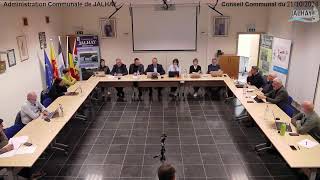 Diffusion en direct du Conseil Communal de JALHAY du 21 octobre 2024 [upl. by Needan]