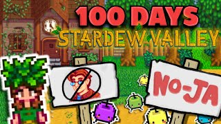 I Played 100 AntiCapitalist Days In Stardew Valley [upl. by Fenelia]