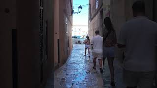 Exploring Palma de Mallorcas Old Town Streets [upl. by Ahsuas]