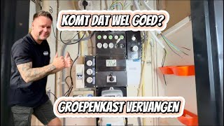 3 fase groepenkast plaatsen in hoofddorp  Elektricien  XL video 8 [upl. by Elram]