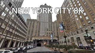 New York City 8K  VR 360 Drive  Midtown Manhattan [upl. by Raycher]