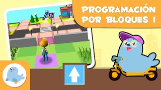 👧 PROGRAMACIÓN por BLOQUES para niños ​🤖 Episodio ⏫ Hacia delante [upl. by Hynes327]