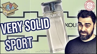 💸 Kouros Cologne Sport by Yves Saint Laurent  Unboxing Series 🎁 SOAPY  CLEAN  THIN KOUROS [upl. by Ynamrej]