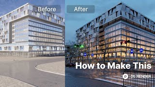 Makingof Tutorial for Animated Architectural Visualization  Commercial Complex [upl. by Edny]