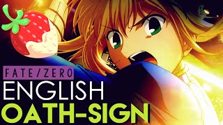 FateZero oathsign English Cover by Rikatwoo [upl. by Hgielah287]