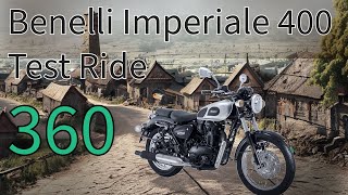 Experience the Thrill Benelli Imperiale 400 Test Ride in 360 [upl. by Ozzie]