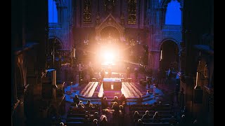 KLANGREGUNG  Denim Szram  immersive audio visual installation at Johanneskirche Freiburg [upl. by Arbma129]