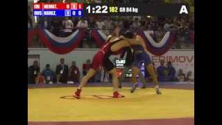 Taleb Nematpour Iran vs Zaur Karezhev Russia 84kg 2012 Greco Roman World Cup [upl. by Hallerson]