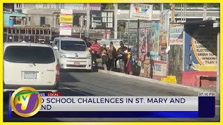 Back to School Challenges in St Mary and Portland  TVJ News [upl. by Htur]