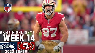 Seattle Seahawks vs San Francisco 49ers Game Highlights  NFL 2023 Week 14 [upl. by Dionne364]