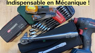 Les Outils indispensables pour la Mécanique ￼ Facom Wera Bosch pro Parkside… [upl. by Llewxam]