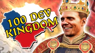 I Reached 100 DEVELOPMENT by Playing TALL in Crusader Kings 3 [upl. by Ahsinit]