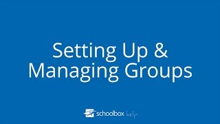 Setting Up and Managing Groups [upl. by Oiluj]