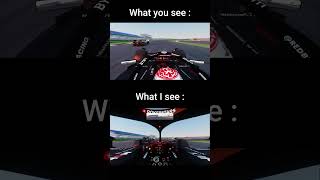 F1 Pod View vs Eye View Which Looks Better assettocorsa f1 formula1 lewishamilton automobile [upl. by Aleet]