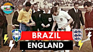 Brazil vs England 31 All Goals amp Highlights  1962 World Cup [upl. by Ydnir]