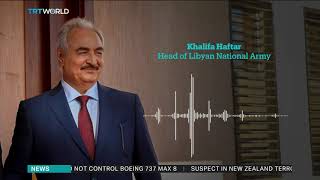 Enter Tripoli in peace Libya strongman Khalifa Haftar to his army [upl. by Diraf]