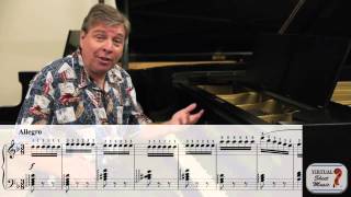 How to play repeated notes on the piano  Scarlatti Sonata in D minor K 141 [upl. by Ettenwad]