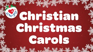 Christian Christmas Songs and Carols with Lyrics 🌟 Popular Christmas Worship Hymns 🎄⛪ 2022 [upl. by Guillemette209]