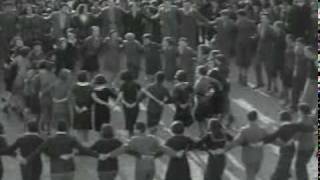 Archival Footage Jews Dancing the Hora in Munkács [upl. by Anelrahs]