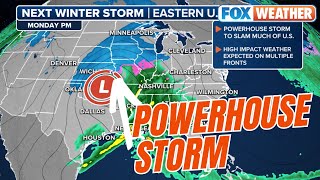 Powerful Winter Storm System Expected To Produce Snow Rain And Wind To Over 30 States [upl. by Astred877]