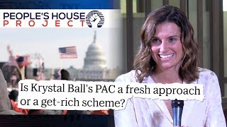 quotAsk The Candidatesquot — Krystal Ball Fires Back At Reporter Defends People’s House Project [upl. by Vani]