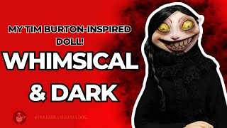 Creating a Hauntingly Beautiful Wire Doll in Tim Burtons Style OOAK Custom [upl. by Esyle]