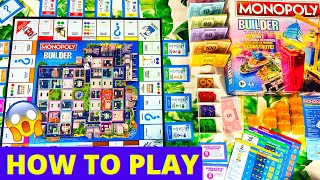 🏗️CÓMO JUGAR Monopoly BUILDER HOW TO PLAY en ESPAÑOL😱REGLAS amp REVIEW🎲JUEGO de MESA HASBRO [upl. by Lirrad]