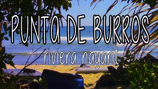 Punta de burros  Surf  riviera nayarit [upl. by Ahsinert]