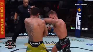 Rafael Fiziev vs Rafael dos Anjos  KO  Highlights [upl. by Lucius]