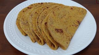 Healthy Roti  Breakfast bread  Wholemeal Flour and vegetable bread [upl. by Aicirtak]