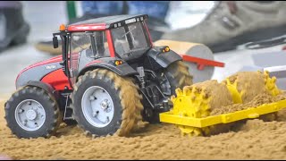 STUNNING RC FARMING RC JOHN DEERE FENDT VALTRA AND MORE RC TRACTORS AT WORK [upl. by Lias]