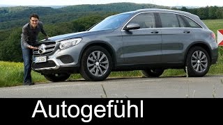 Mercedes GLC SUV FULL REVIEW test driven Exclusive 250d 20172016  Autogefühl [upl. by Trevar]