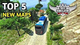 🚚TOP 5 New Best Maps in Bus Simulator Indonesia by Maleo New Update 401🏕  Bus Gameplay [upl. by Tongue669]