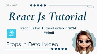 Props in React Js  Shruti098 [upl. by Imarej]